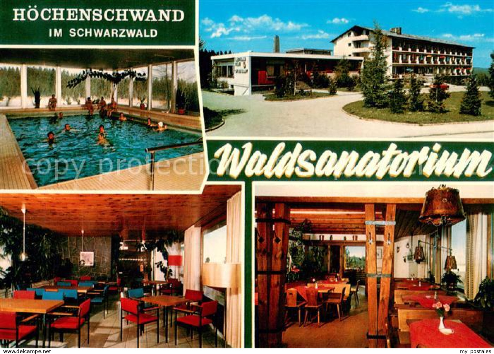 73719144 Hoechenschwand Waldsanatorium Hallenbad Gastraeume Hoechenschwand - Hoechenschwand