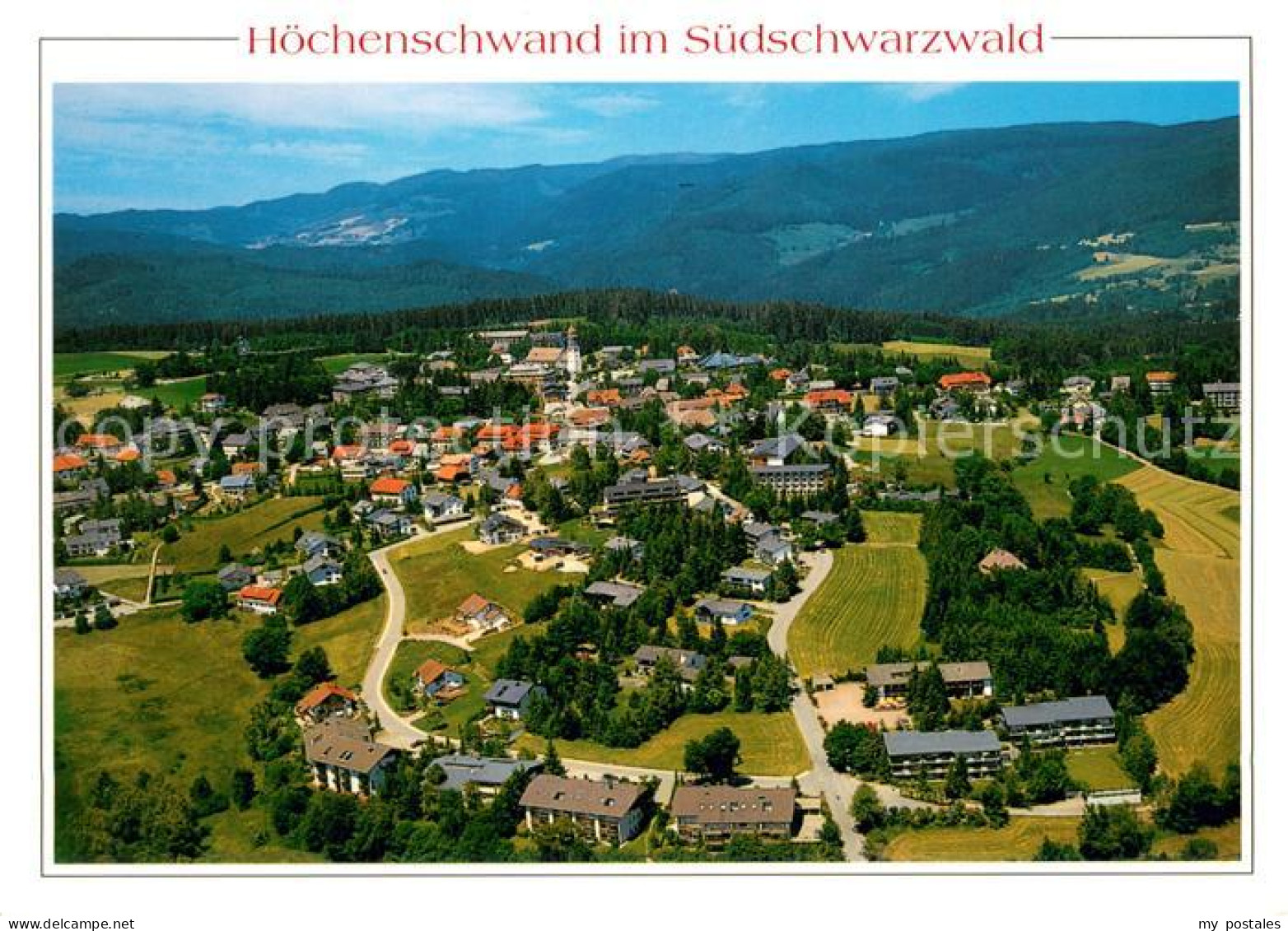 73719141 Hoechenschwand Fliegeraufnahme Hoechenschwand - Hoechenschwand