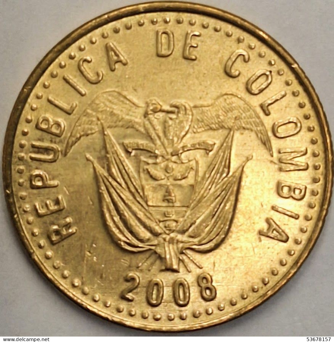 Colombia - 100 Pesos 2008, KM# 285.2 (#3501) - Colombia