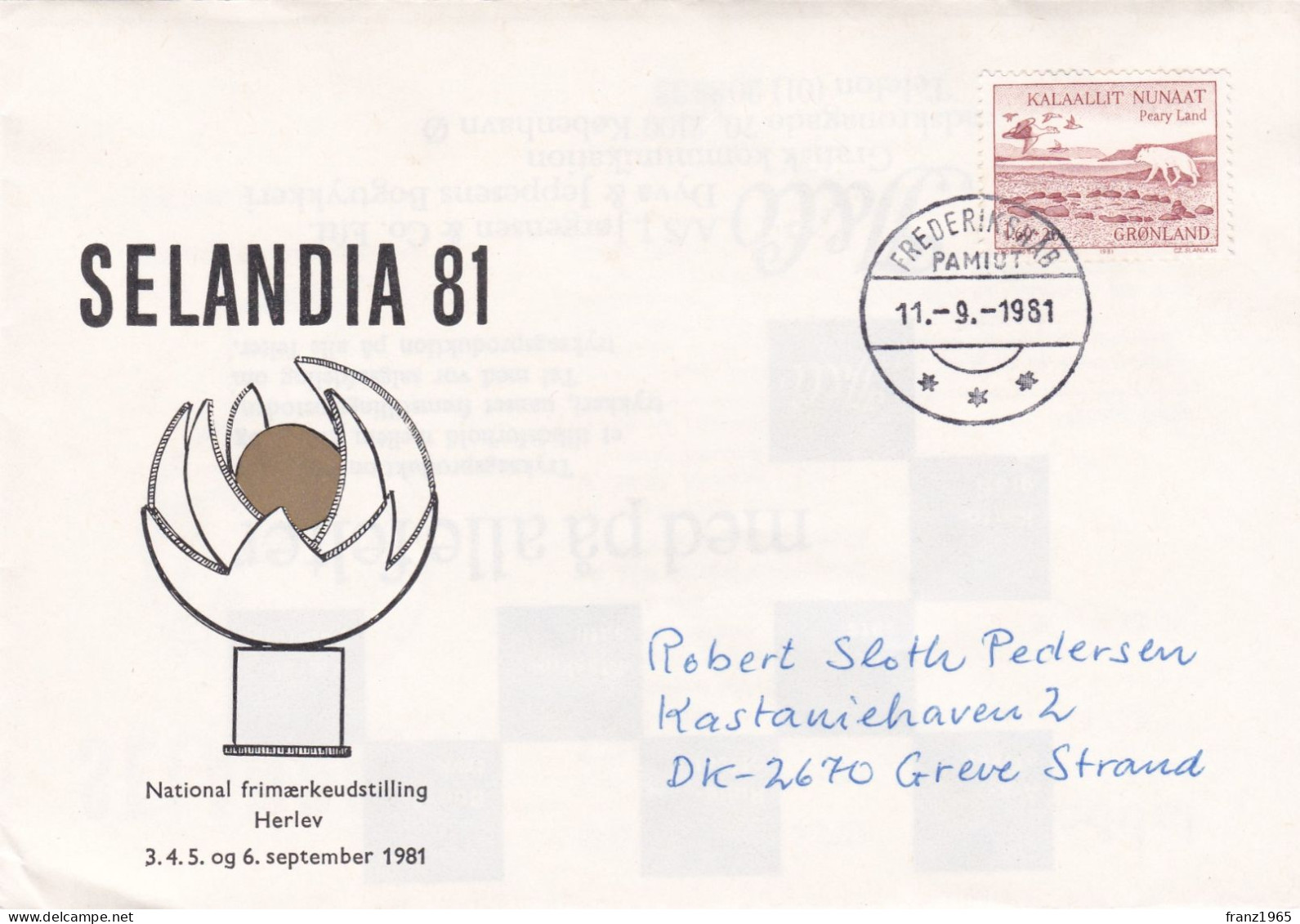 Paamiut Frederikshåb - 1981 - Cartas & Documentos