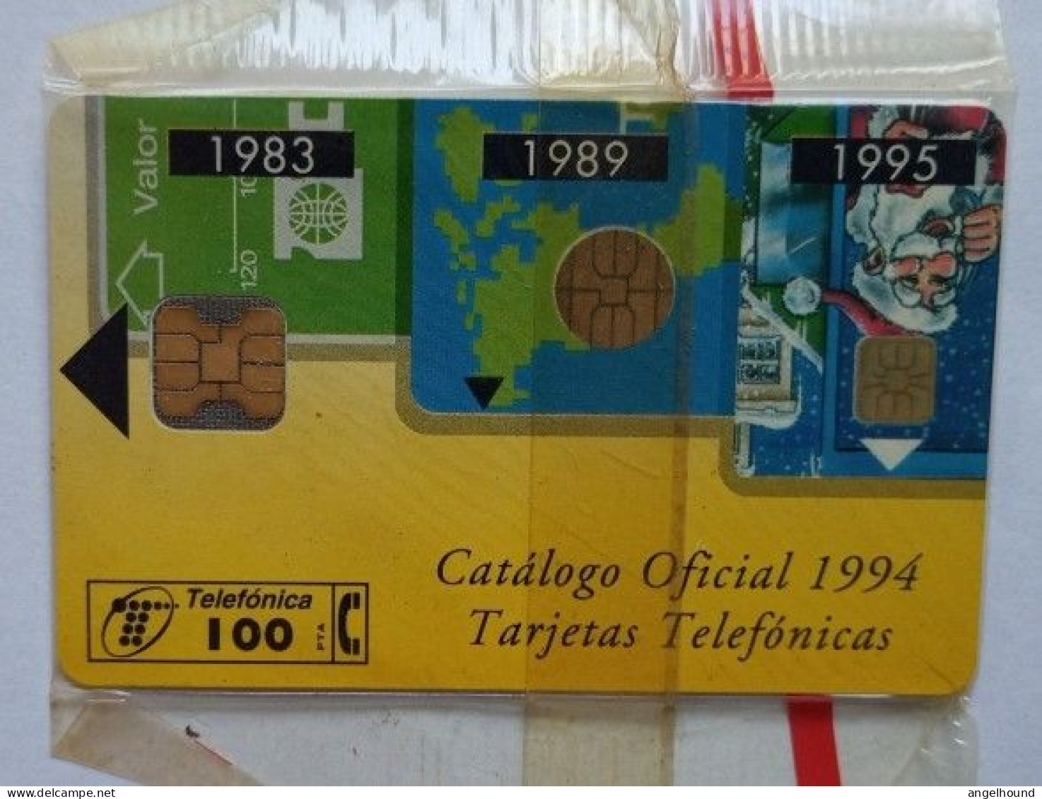 Spain 100 Pta. MINT Chip Card - Catalogo Cabitel ' 94 ( 5000 Mintage ) - Emissioni Di Base