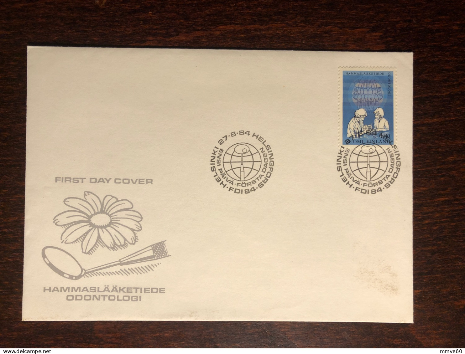 FINLAND FDC COVER 1984 YEAR  DENTISTRY DENTAL HEALTH MEDICINE STAMPS - Covers & Documents