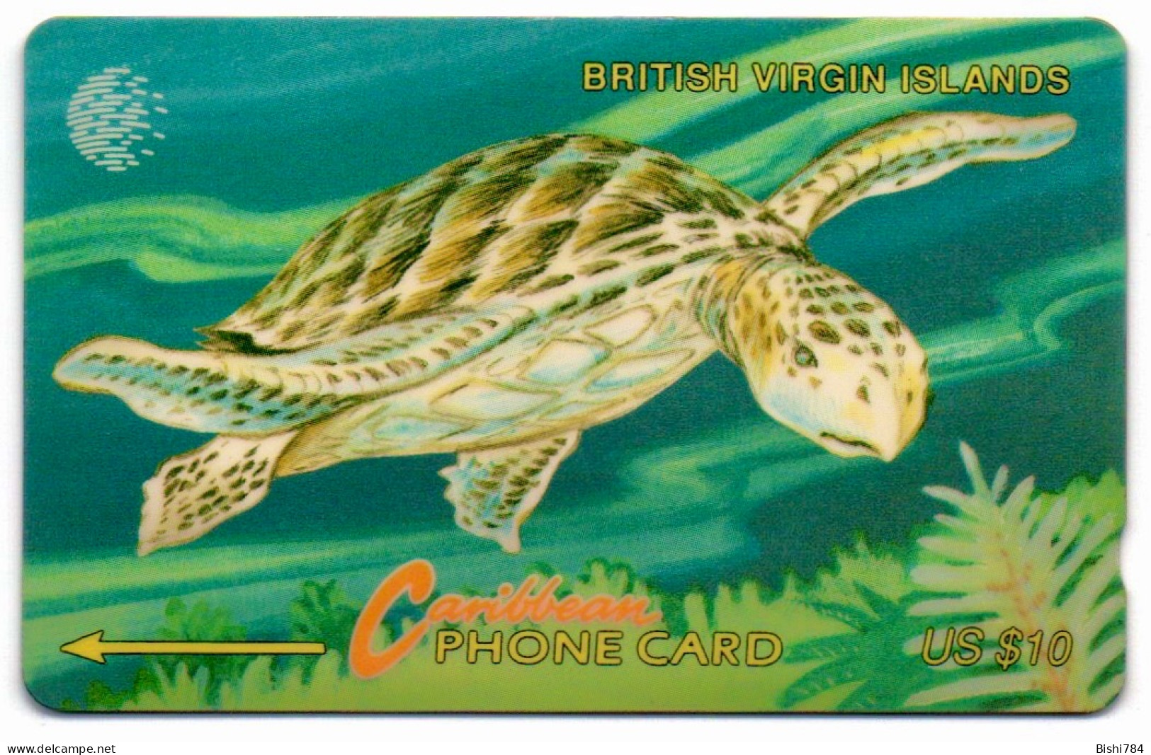 British Virgin Islands - Turtle - 21C8VD - Vierges (îles)