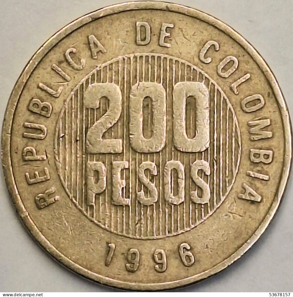 Colombia - 200 Pesos 1996, KM# 287 (#3502) - Kolumbien