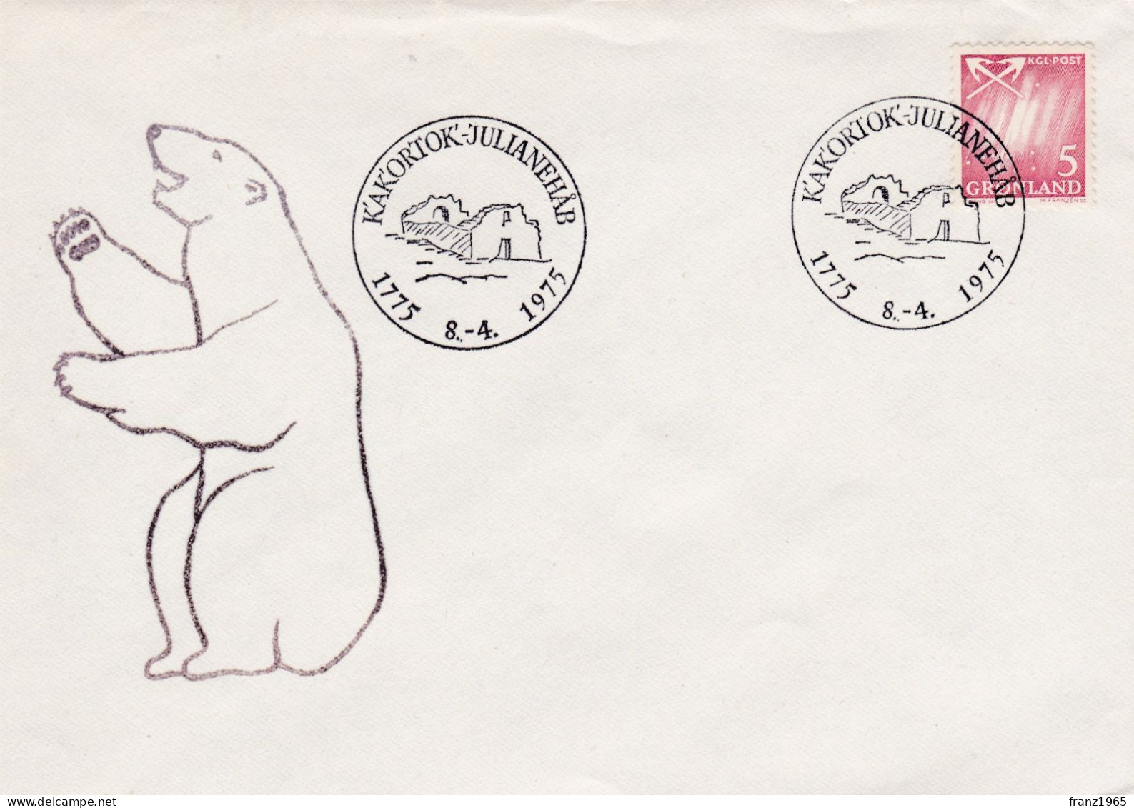 Qaqortoq Julianehåb - 1975 - Storia Postale