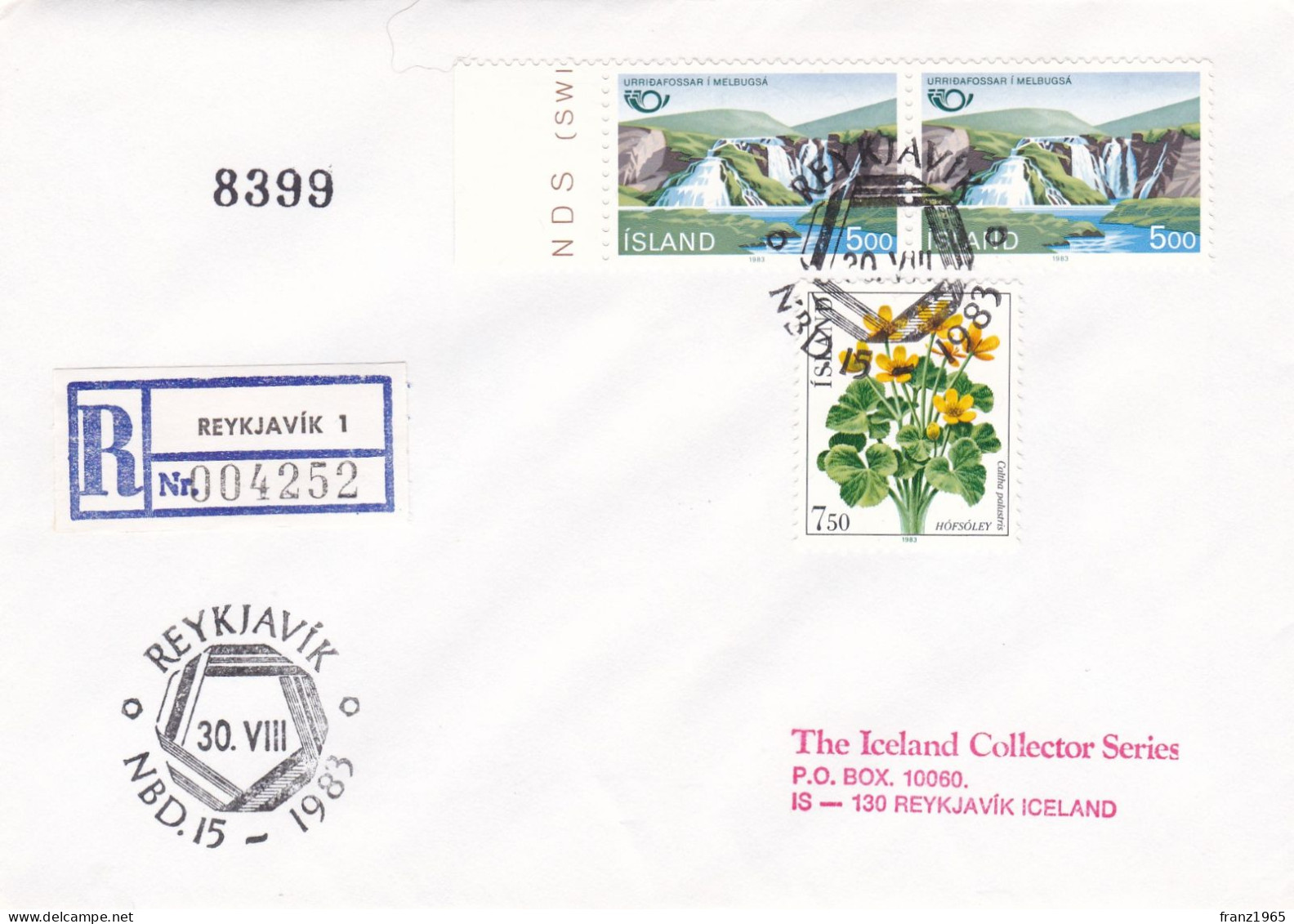 NBD. 15 - Reykjavik - 1983 - Lettres & Documents