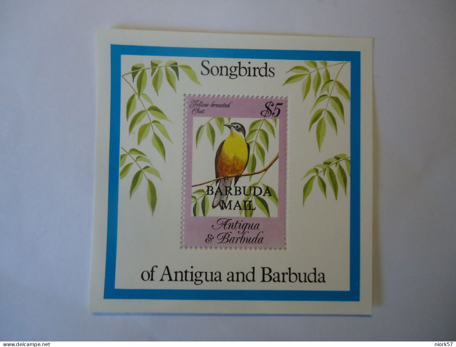 BARBUDA  ANTIGUA OVERPRINT    MNH  STAMPS  SHEET  BIRD BIRDS  1984 - Canards