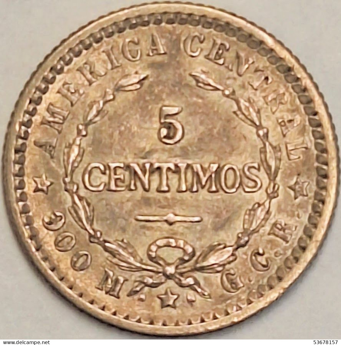 Costa Rica - 5 Centimos 1905(P), KM# 145, Silver (#3503) - Costa Rica