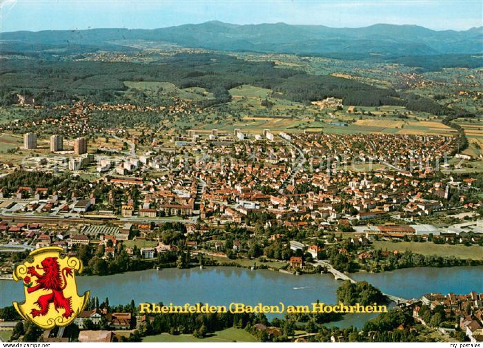 73701672 Rheinfelden Baden Fliegeraufnahme Mit Hochrhein Rheinfelden Baden - Rheinfelden
