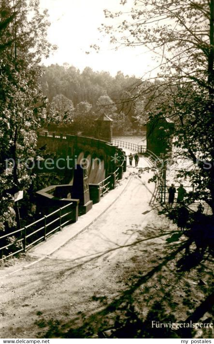 73701384 Fuerwiggetalsperre Partie Auf Der Staumauer Fuerwiggetalsperre - Meinerzhagen