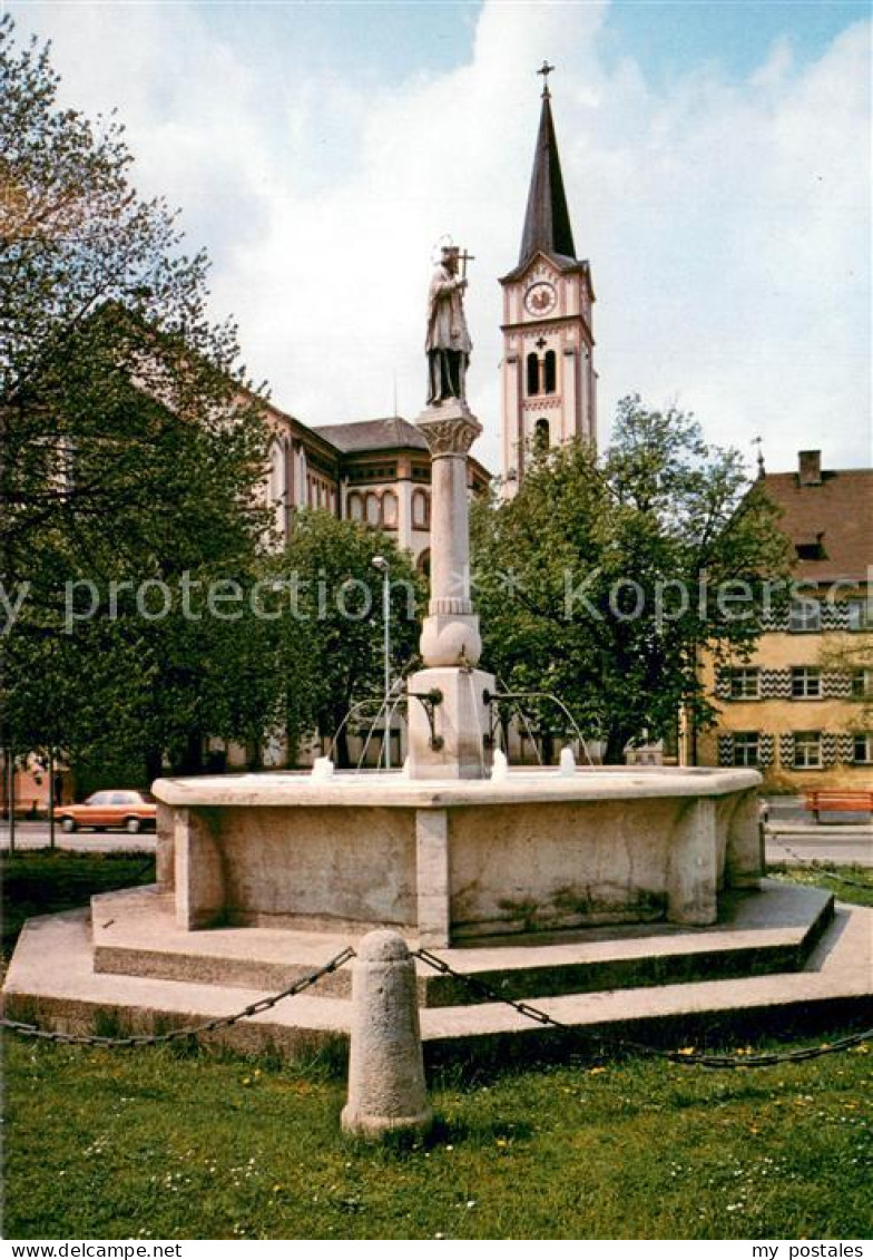 73701002 Weissenhorn Neopomuk Brunnen Weissenhorn - Weissenhorn