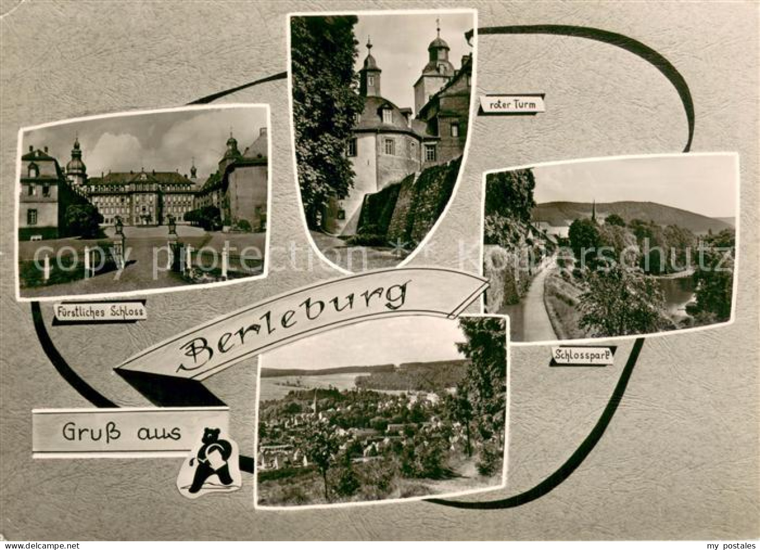 73700945 Bad Berleburg Fuerstliches Schloss Roter Turm Schlosspark Gesamtansicht - Bad Berleburg