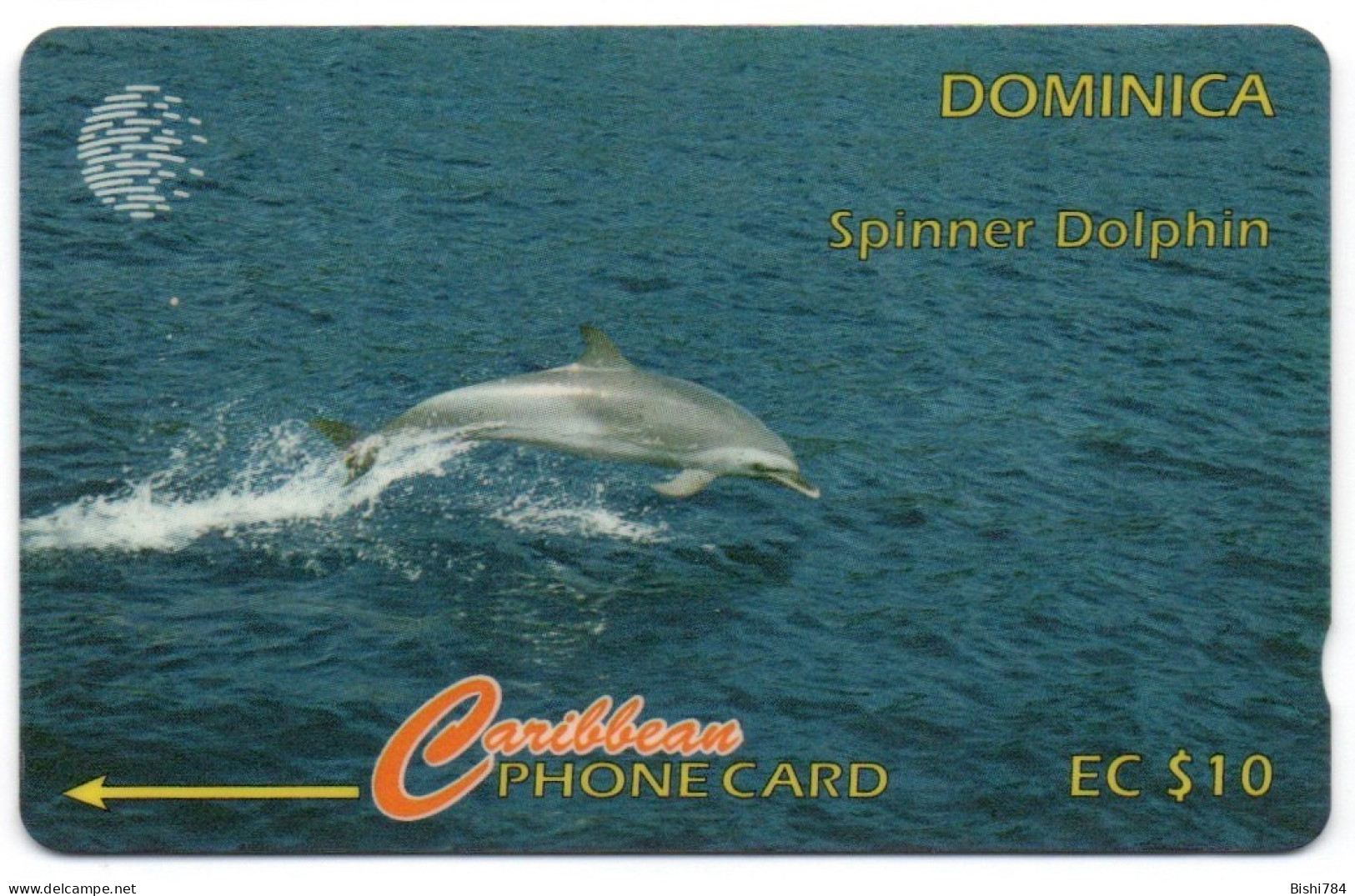 Dominica - Spinner Dolphin - 9CDMD (with Ø) - Dominique