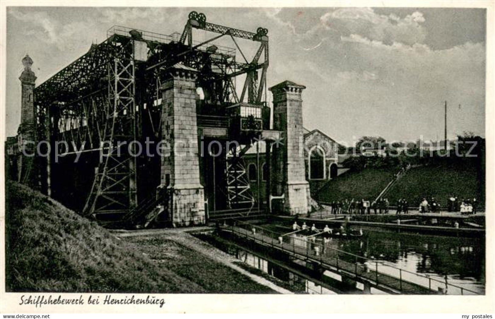 73700284 Henrichenburg Schiffshebewerk Partei Am Schiffshebewerk Henrichenburg - Waltrop