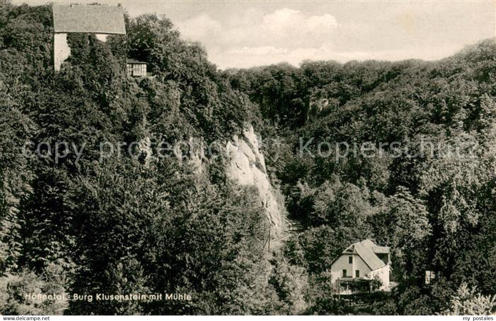 73700270 Hoennetal Hemer Burg Klusenstein Mit Muehle  - Hemer