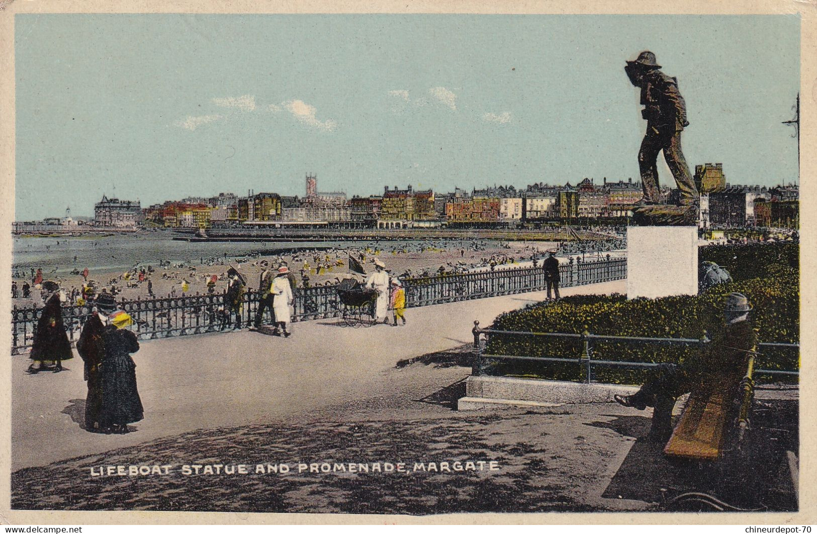 LIFEBOAT STATUE AND PROMENADE MARGATE - Margate