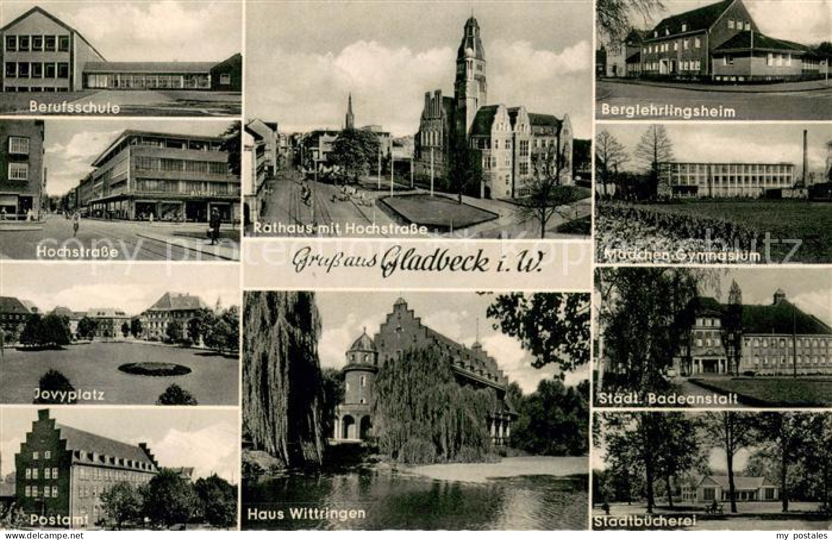 73700234 Gladbeck Berglehrlingsheim Maedchen-Gymnasium Haus-Wittringen Hochstras - Gladbeck