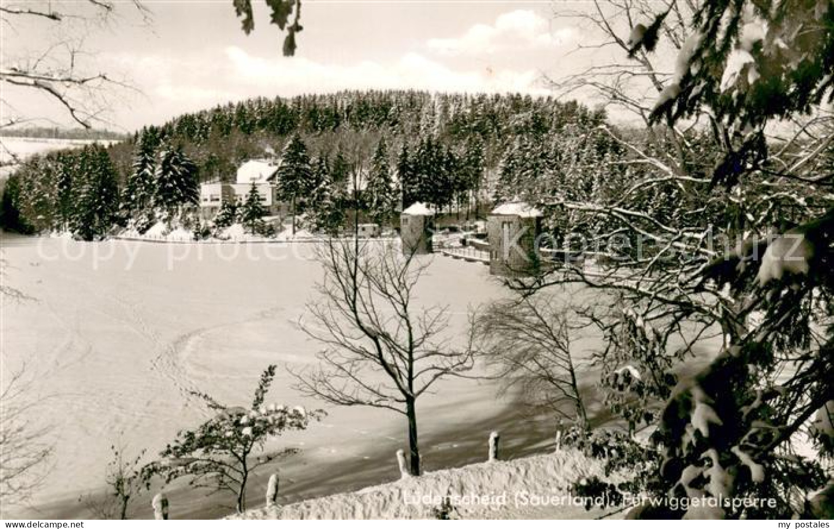 73700213 Luedenscheid Fuerwiggetalsperre Gasthaus Winterlandschaft Luedenscheid - Lüdenscheid