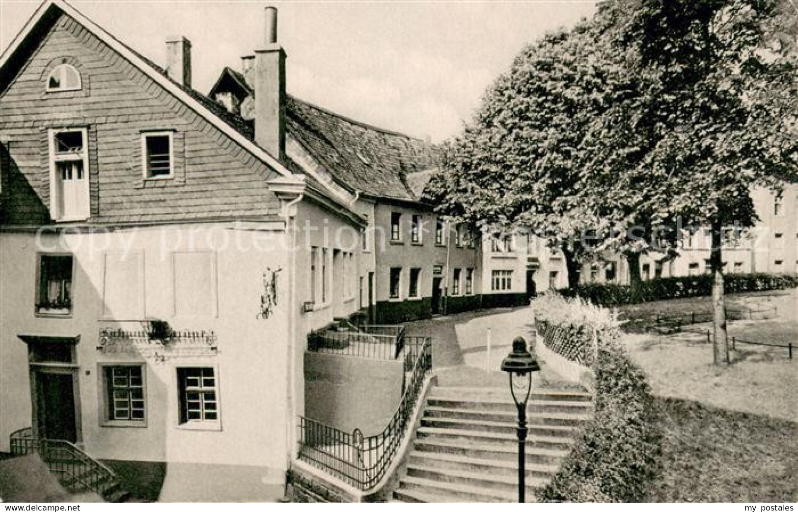 73700211 Luedenscheid Altstadt Kirchplatz Ecke Gasthaus Kirchplatz 1 Treppenaufg - Luedenscheid