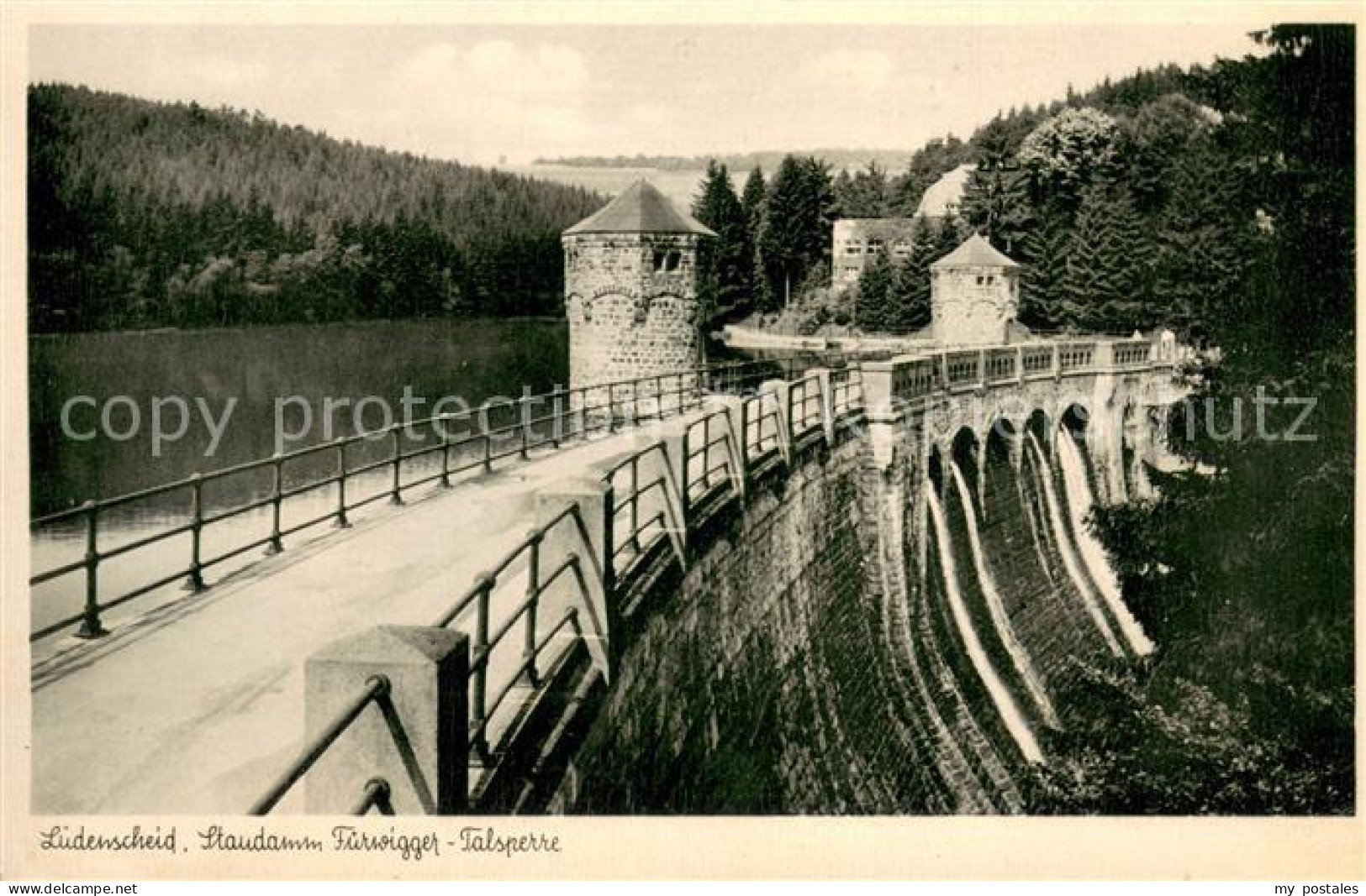 73700210 Luedenscheid Staudamm Fuerwigger-Talsperre Luedenscheid - Luedenscheid