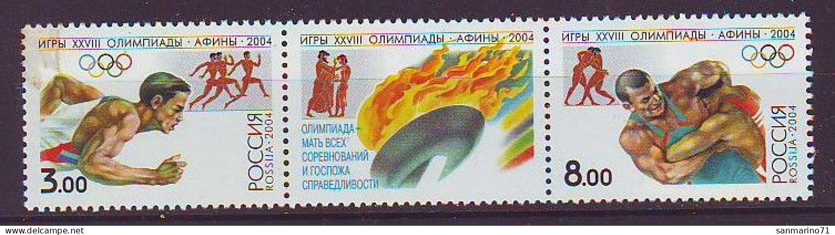 RUSSIA 1190-1191,unused - Sommer 2004: Athen