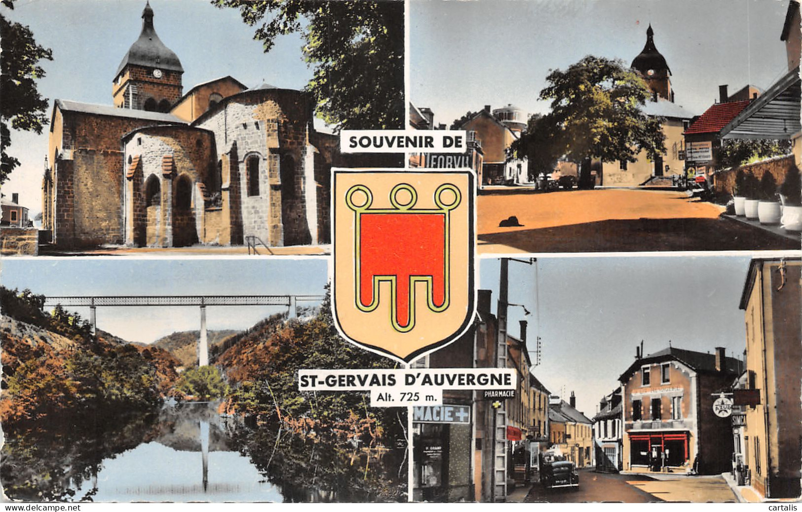 63-SAINT GERVAIS D AUVERGNE-N 610-C/0141 - Saint Gervais D'Auvergne