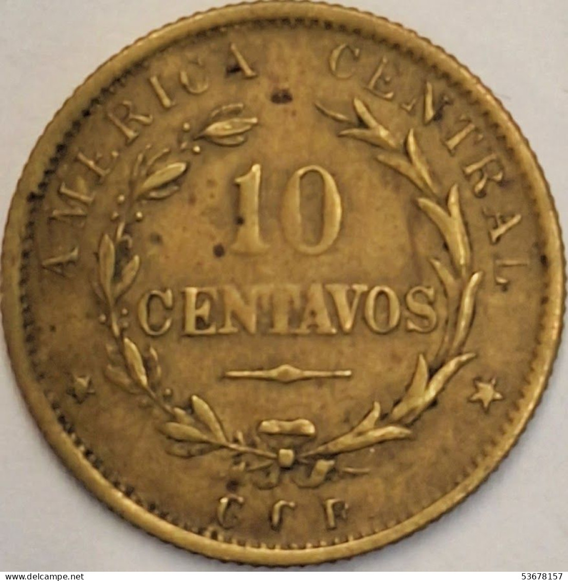 Costa Rica - 10 Centavos 1919 GCR, KM# 149.2 (#3506) - Costa Rica