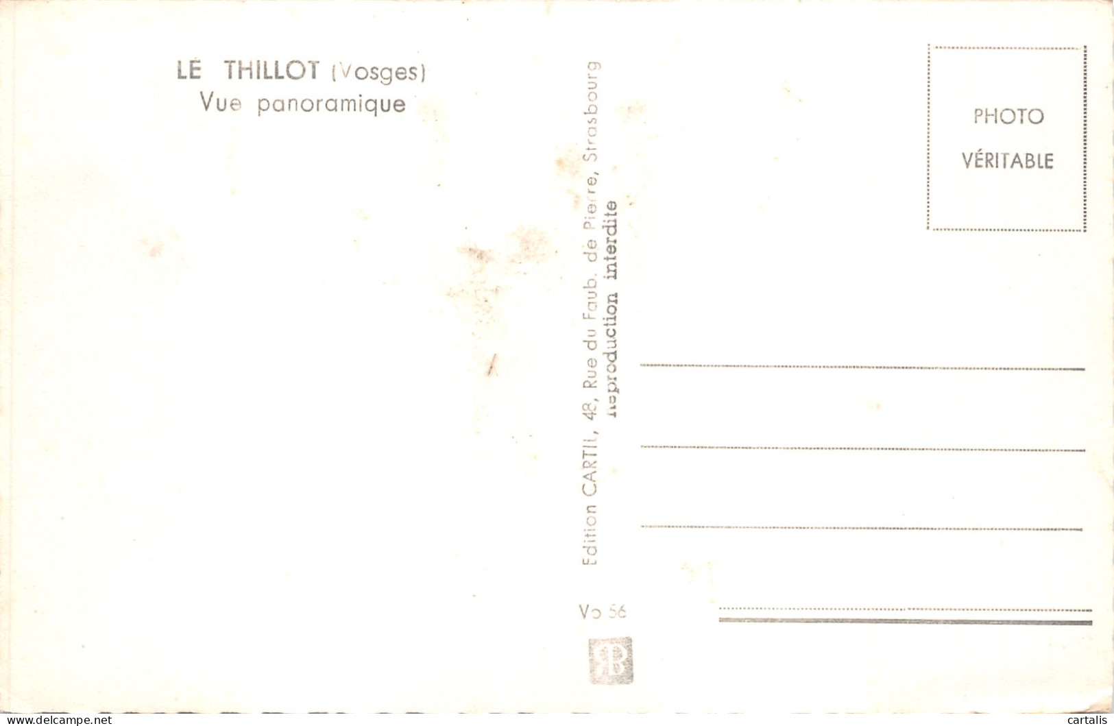 88-LE THILLOT-N 611-H/0127 - Le Thillot