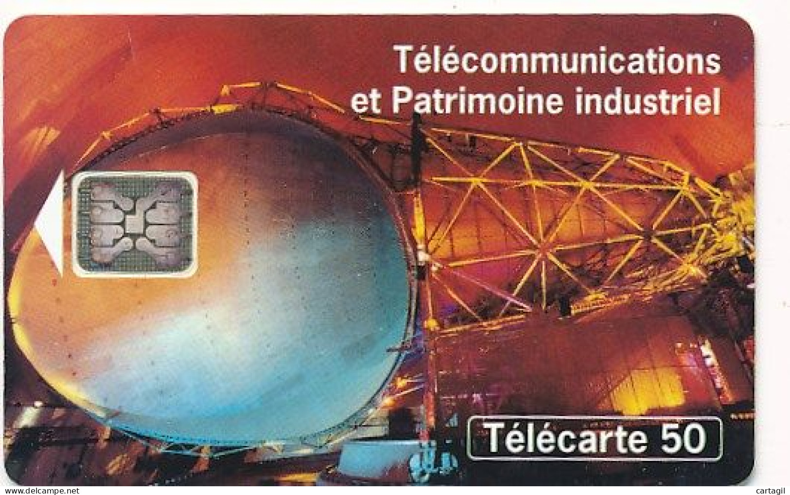 Télécarte France ( 10/94) Télécommunications Et Patrimoine Industriel (motif, état, Unités, Etc Voir Scan) + Port - Unclassified