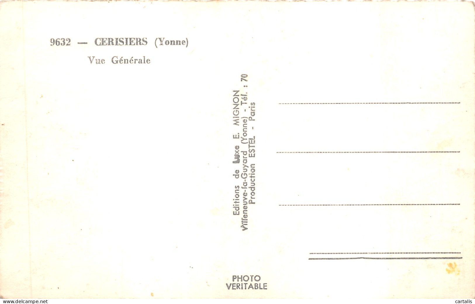 89-CERISIERS-N 612-C/0257 - Cerisiers