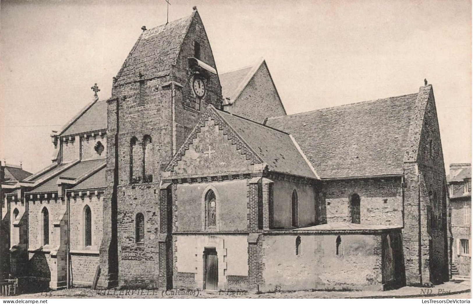 FRANCE - Villerville - Vue Générale De L'église - Carte Postale Ancienne - Villerville