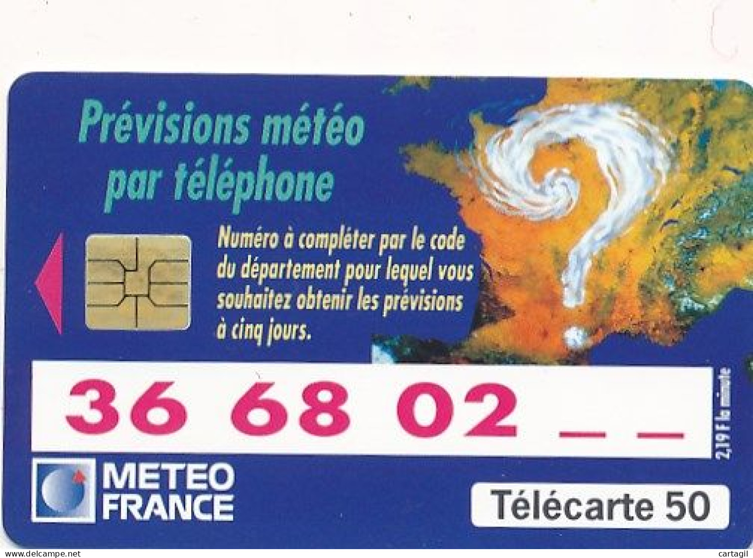 Télécarte France (05/95) Météo France (motif, état, Unités, Etc Voir Scan) + Port - Unclassified