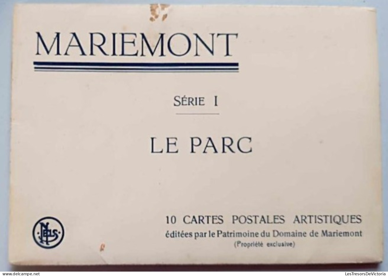 Carnet De Cartes Complet - Belgique - Mariemont Série 1 - Le Parc - Carte Postale Ancienne - Sonstige & Ohne Zuordnung