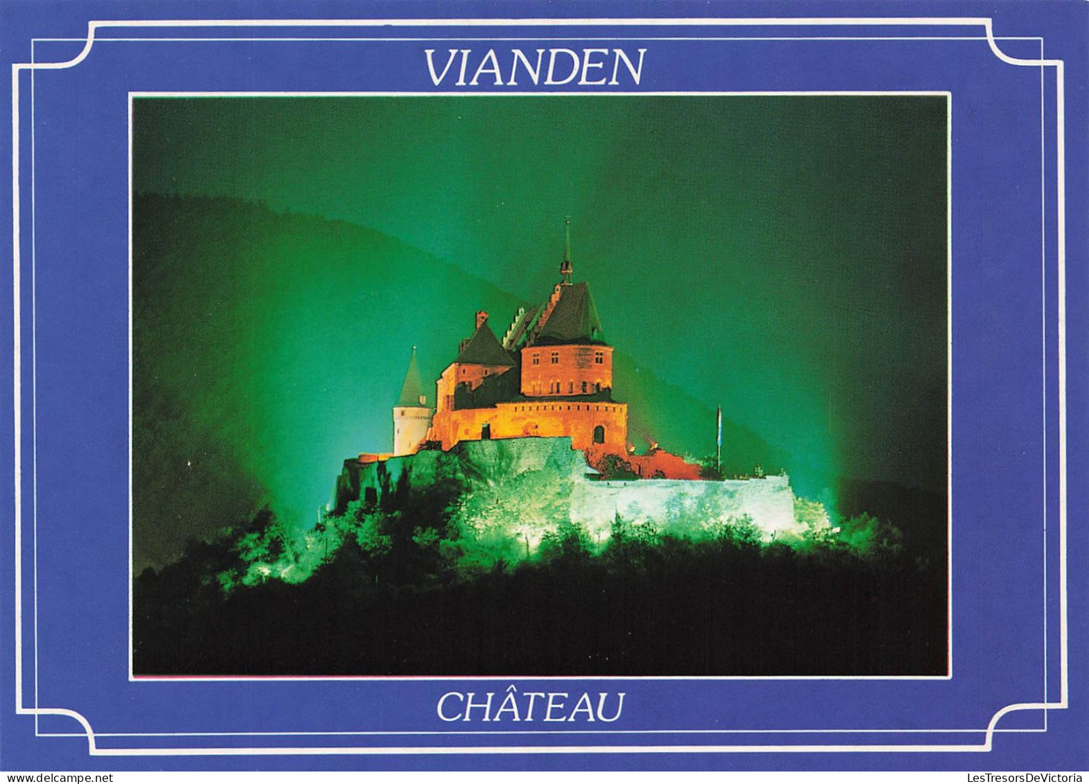 LUXEMBOURG - Vianden - Illumination Du Château - Carte Postale - Vianden