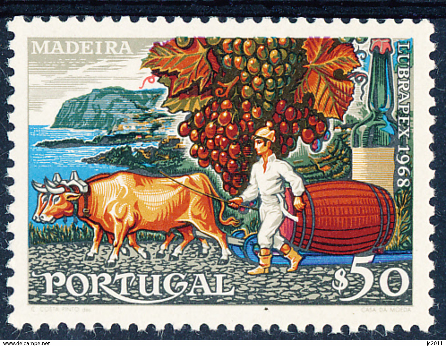 Portugal - 1968 - Lubrapex / Madeira - Vineyard - MNH - Neufs