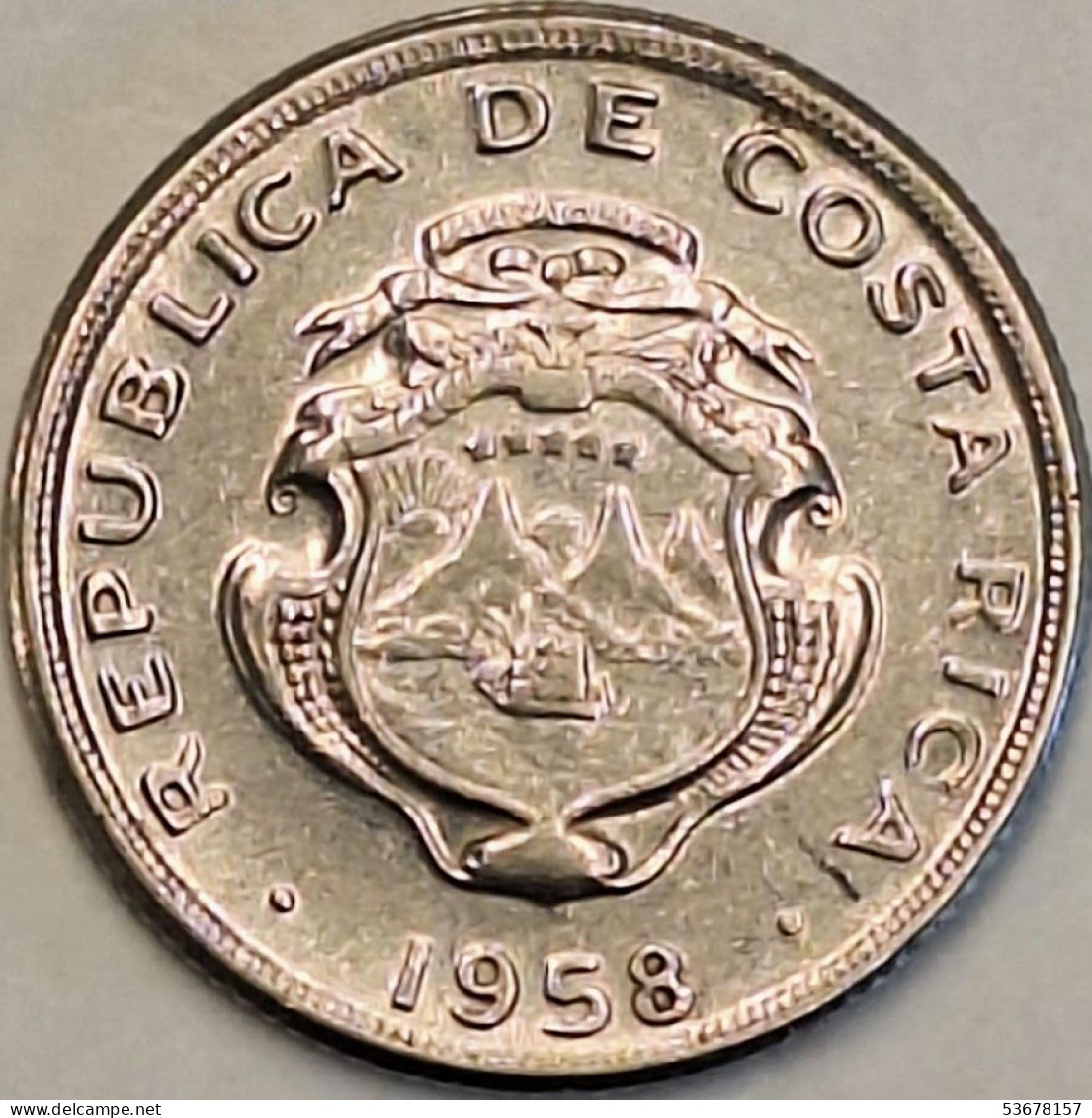 Costa Rica - 10 Centimos 1958(P), KM# 185.1a (#3507) - Costa Rica