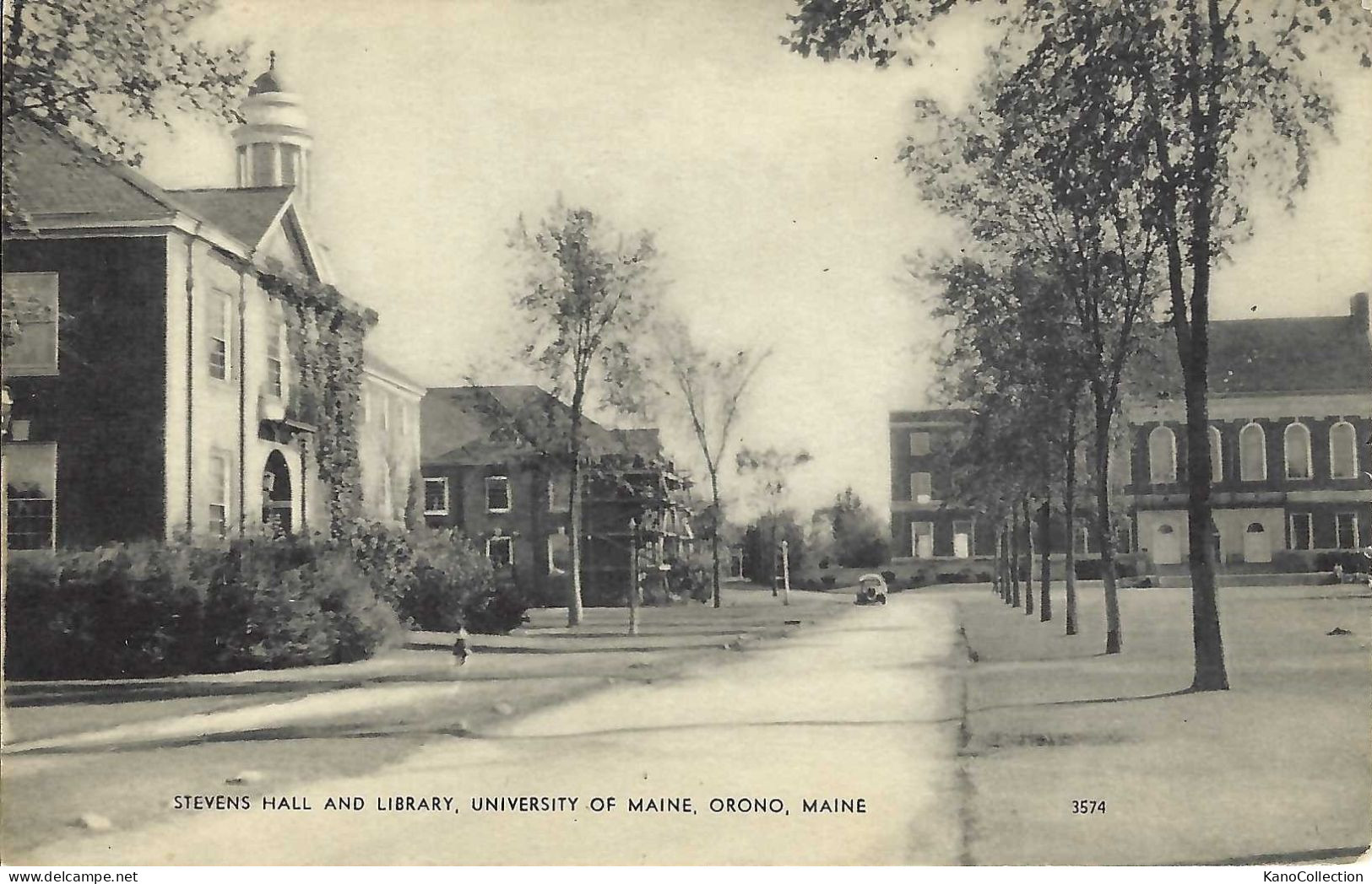 Orono, Maine, Stevens Hall And Library, University Of Maine, Nicht Gelaufen - Autres & Non Classés