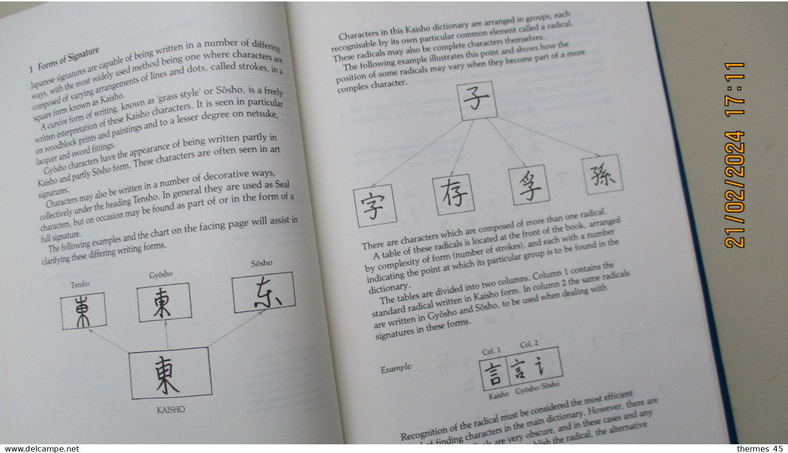 1987 / JAPANESE ART SIGNATURES / Bambou Publishing Ltd London. 1ère  éd.