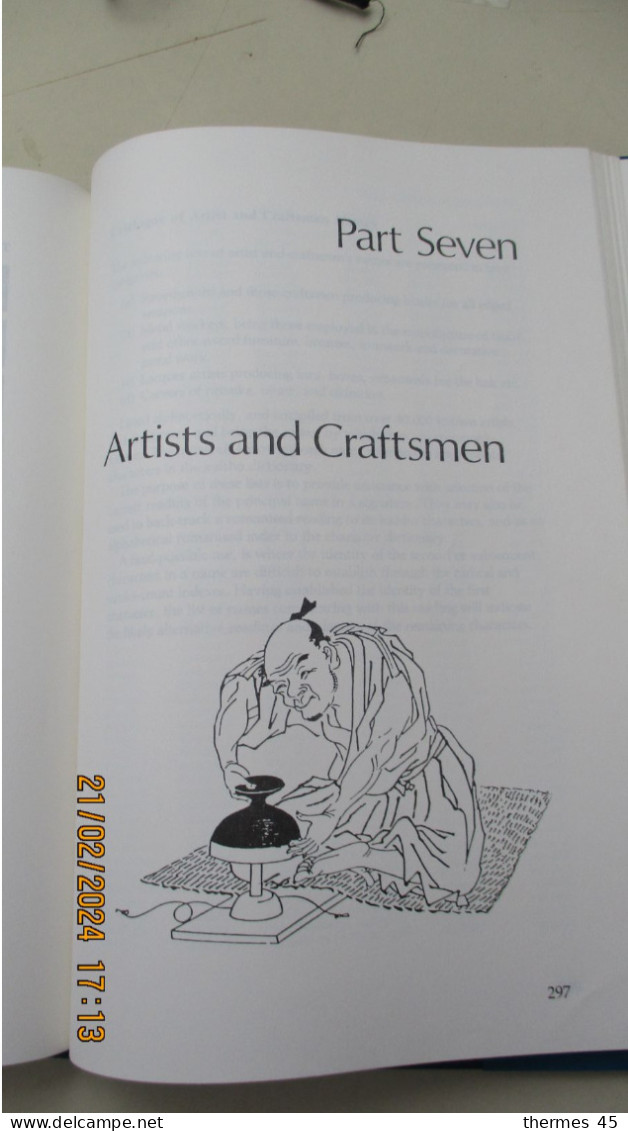 1987 / JAPANESE ART SIGNATURES / Bambou Publishing Ltd London. 1ère  éd.