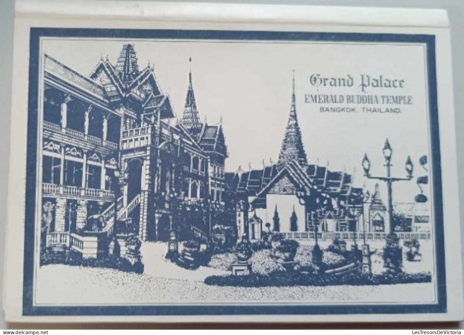 Carnet De Cartes Complet - Thaïlande - Bongkok - Emerald Buddha Temple - Grand Palace - Carte Postale Ancienne - Thaïlande