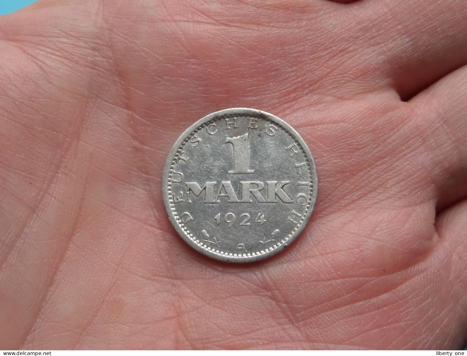 1924 A > 1 Mark ( Zie / Voir / See > DETAIL > SCANS ) 5 Gr. ! - 1 Mark & 1 Reichsmark