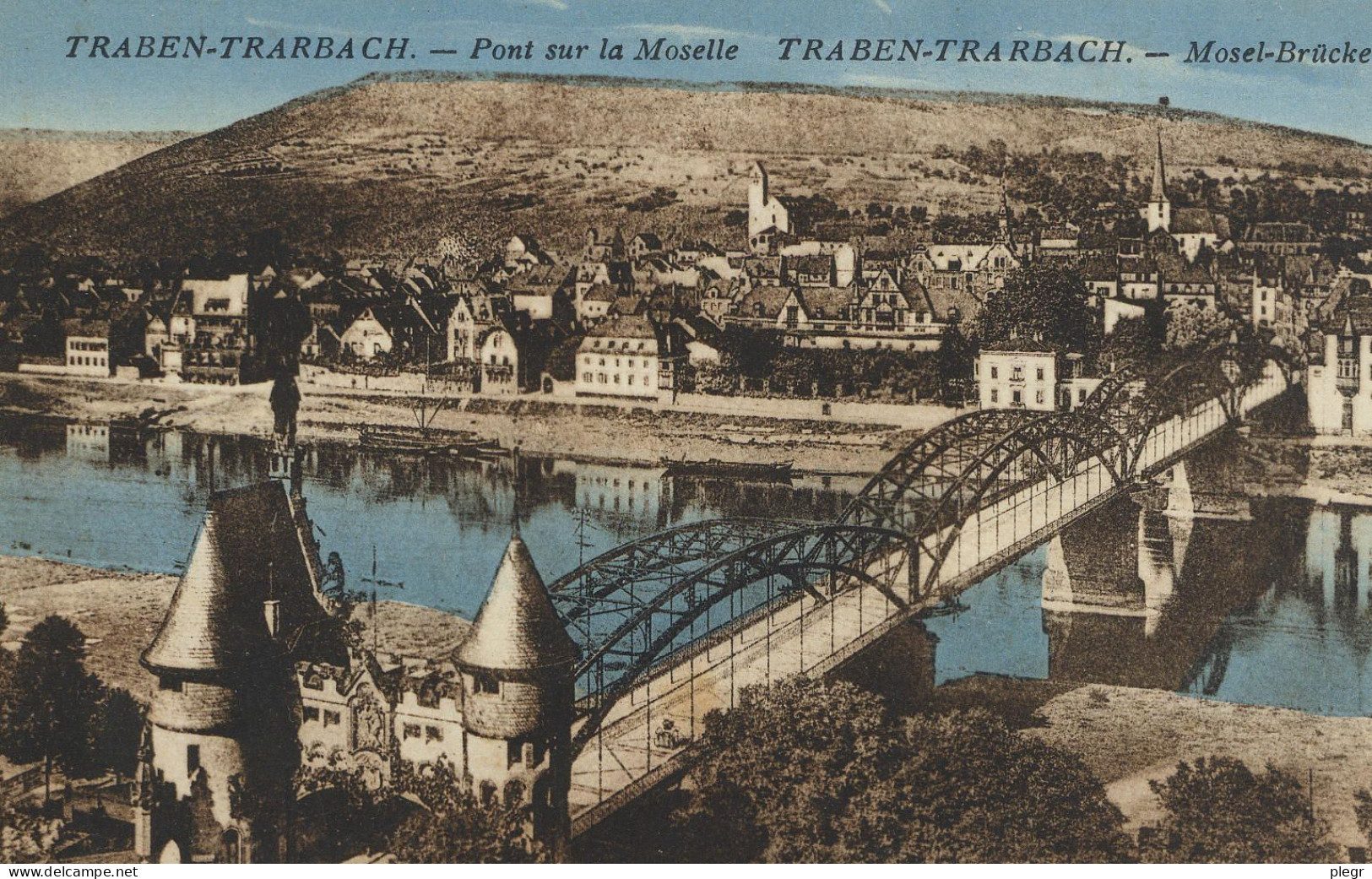 DEU11 01 33 - TRABEN-TRARBACH - MOSEL BRÜCKE - PONT SUR LA MOSELLE - Traben-Trarbach