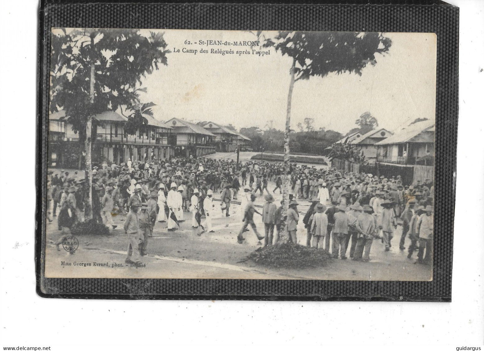 97-Guyane- SAINT-LAURENT-de-MARONI- Une Vue Animée Du " CAMP Des RELEGUES " Apres L'APPEL En 1900 - Saint Laurent Du Maroni