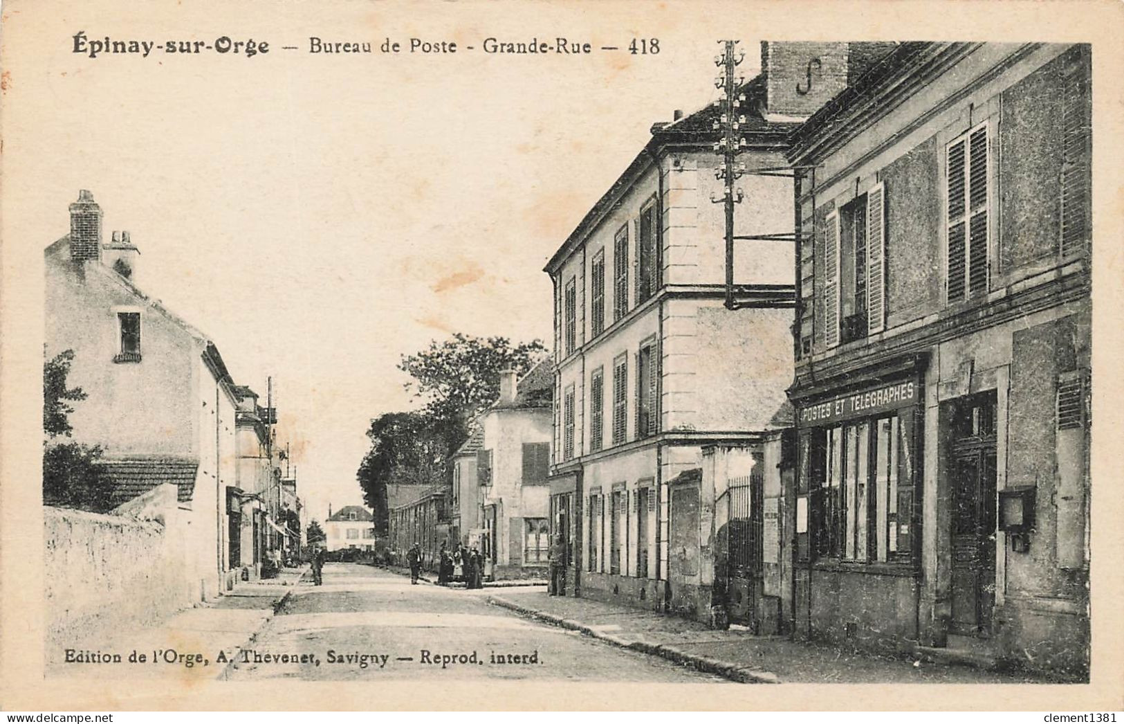 Epinay Sur Orge Bureau De Poste Grande Rue - Epinay-sur-Orge