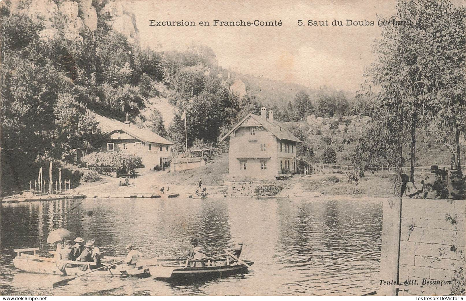 FRANCE - Excursion En Franche Comté - Saut Du Doubs - Vue D'une Maison Et D'un Lac - Carte Postale Ancienne - Franche-Comté