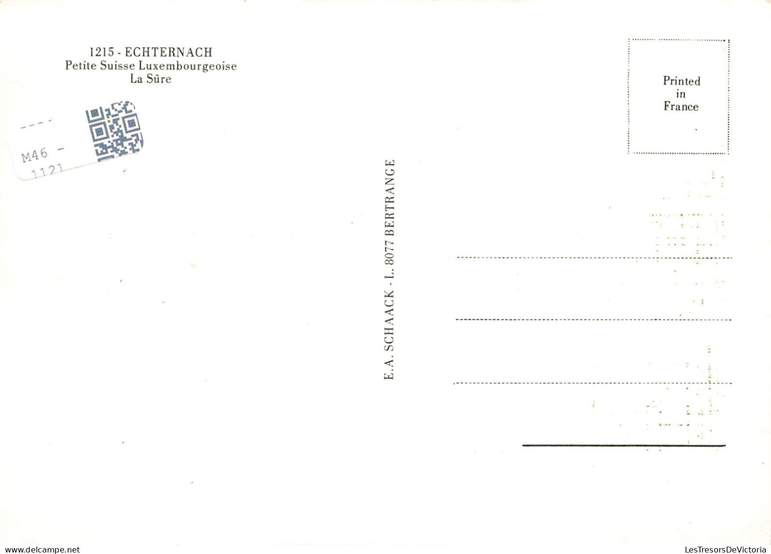 LUXEMBOURG - Echternach - La Sûre - Petite Suisse Luxembourgeoise - Carte Postale - Echternach