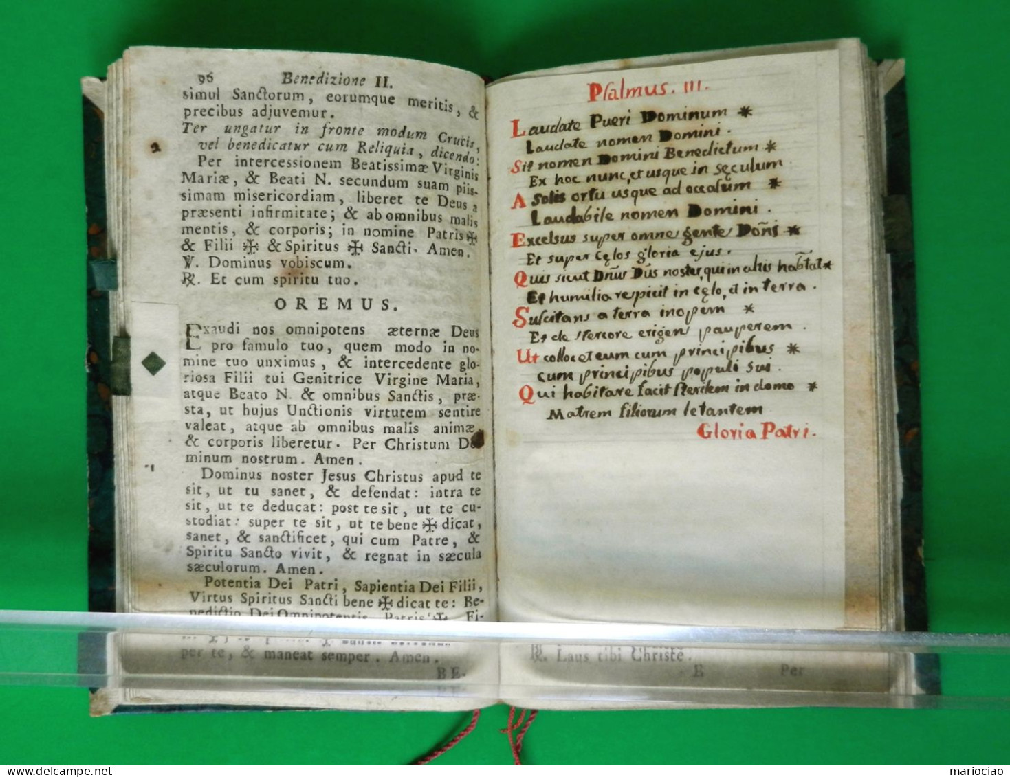 L-IT ESORCISMO -Il Sacerdote Provveduto Per L'assistenza Dei Moribondi 1802 Venezia - Alte Bücher