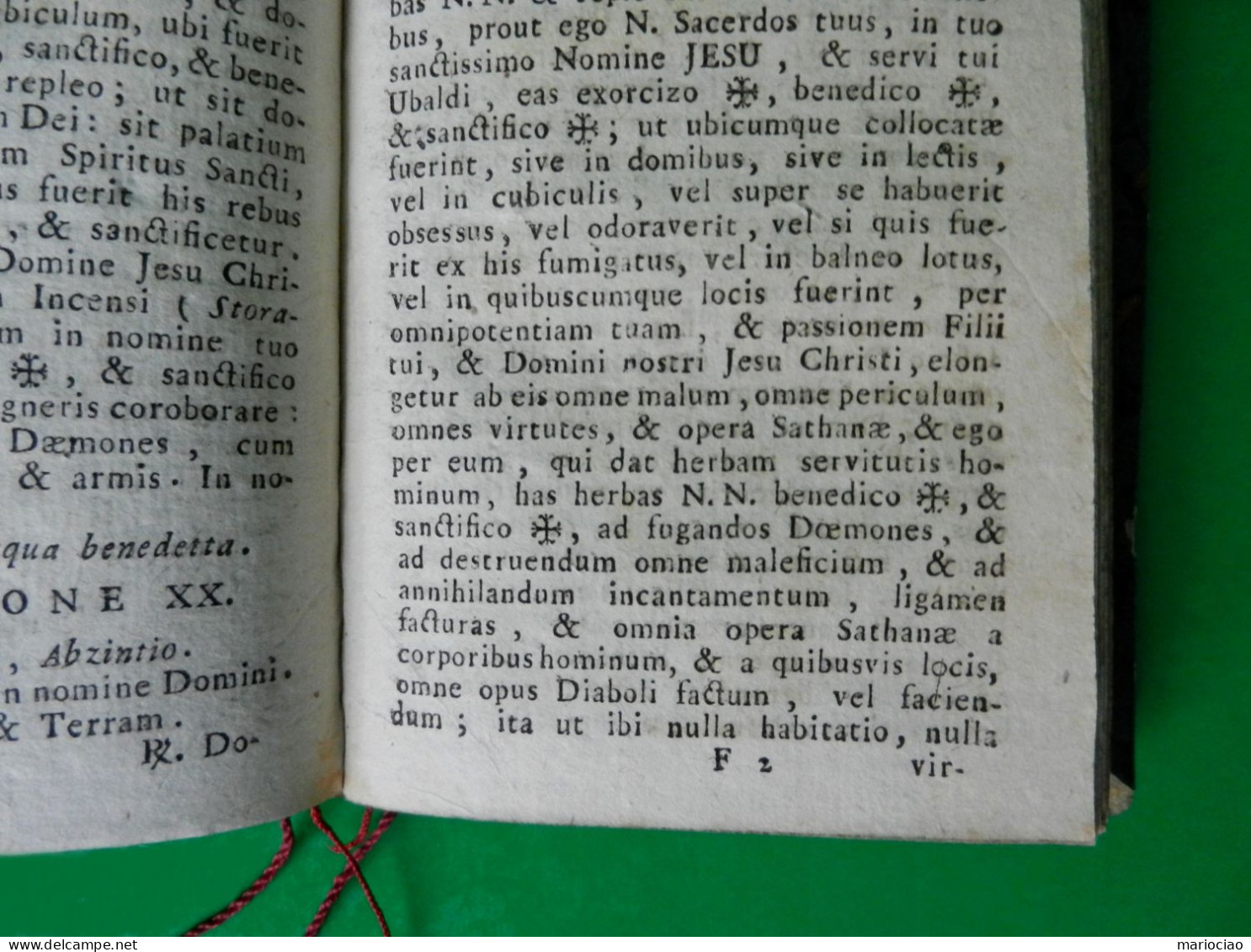 L-IT ESORCISMO -Il sacerdote provveduto per l'assistenza dei moribondi 1802 Venezia