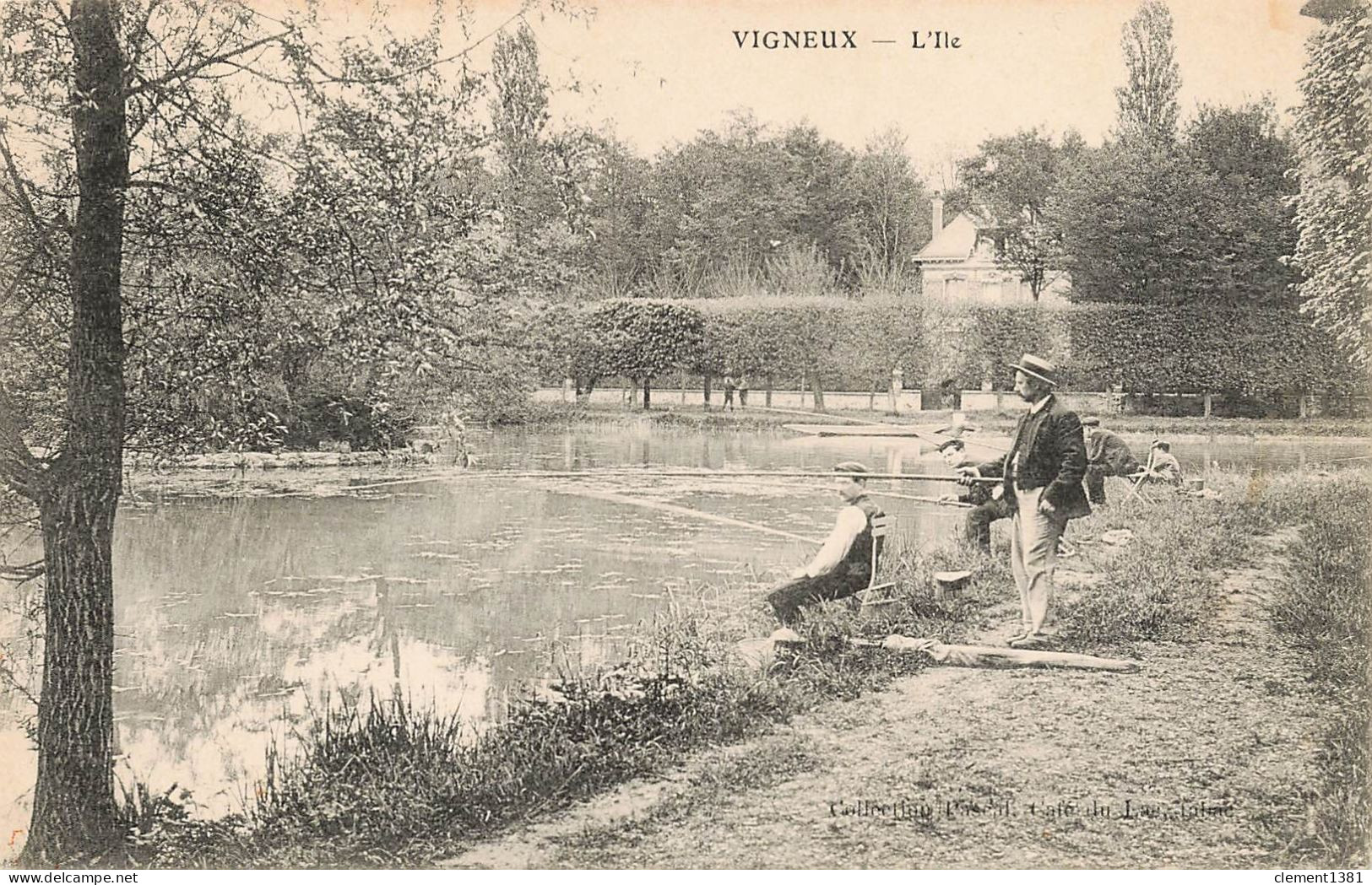 Vigneux L'ile Peche Pecheurs - Vigneux Sur Seine