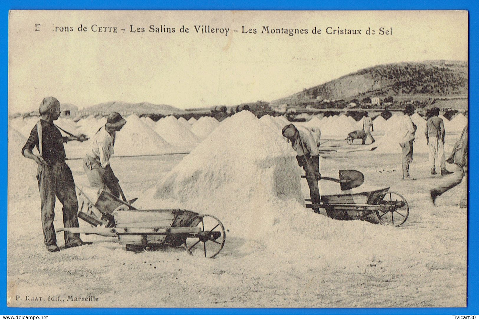 CPA HERAULT (34) - Environs De Cette - Les Salins De VILLEROY - Les Montagnes De Cristaux De Sel - Sete (Cette)